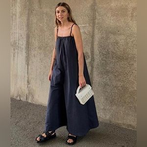 COS Wide Leg Jumpsuit Sleeveless Minimalist Relaxed Fit